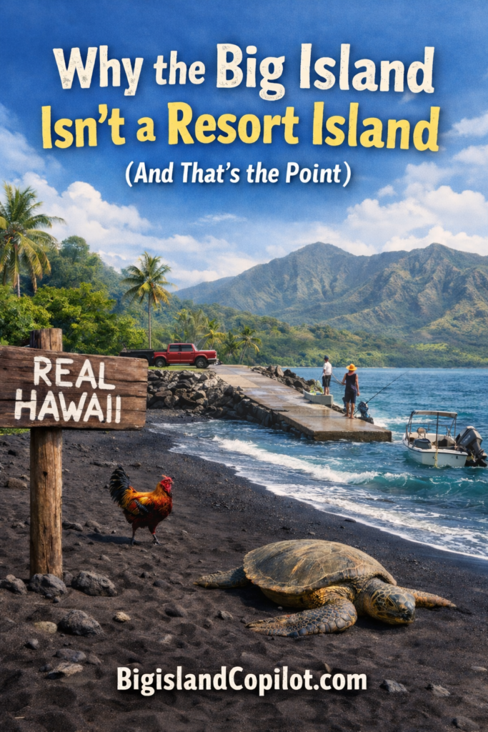 The Big Island isn't a resort.