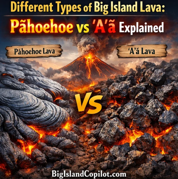 Big Island Lava types