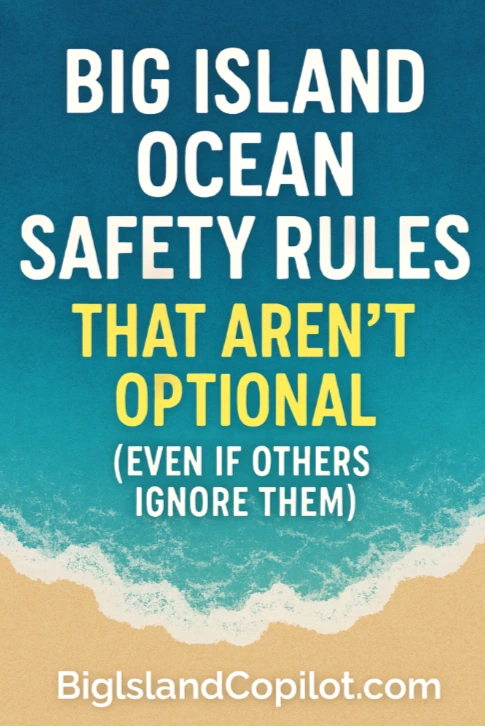 Big Island Ocean Safety Rules