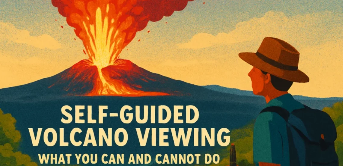 Self-Guided Volcano Viewing on the Big Island OF Hawaii.